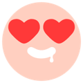 TikTok drool emoji