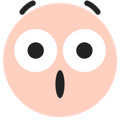 TikTok surprised emoji